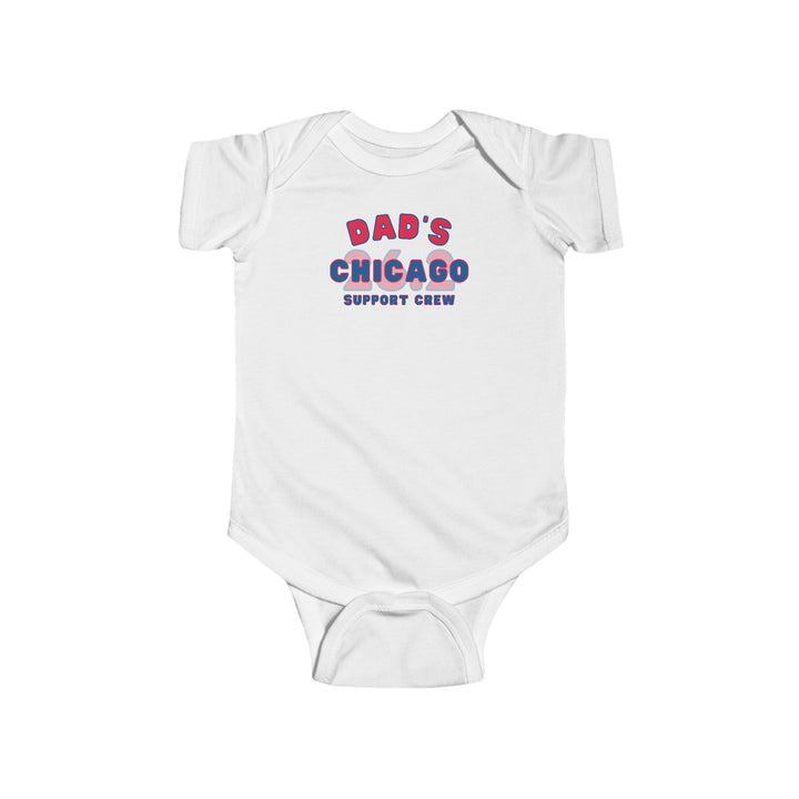 Chicago Onesie, Chicago Infant bodysuit, Chicago Support Crew, 2024, 2025, Chicago Baby, Mom, Dad, Family or Friend Support Crew