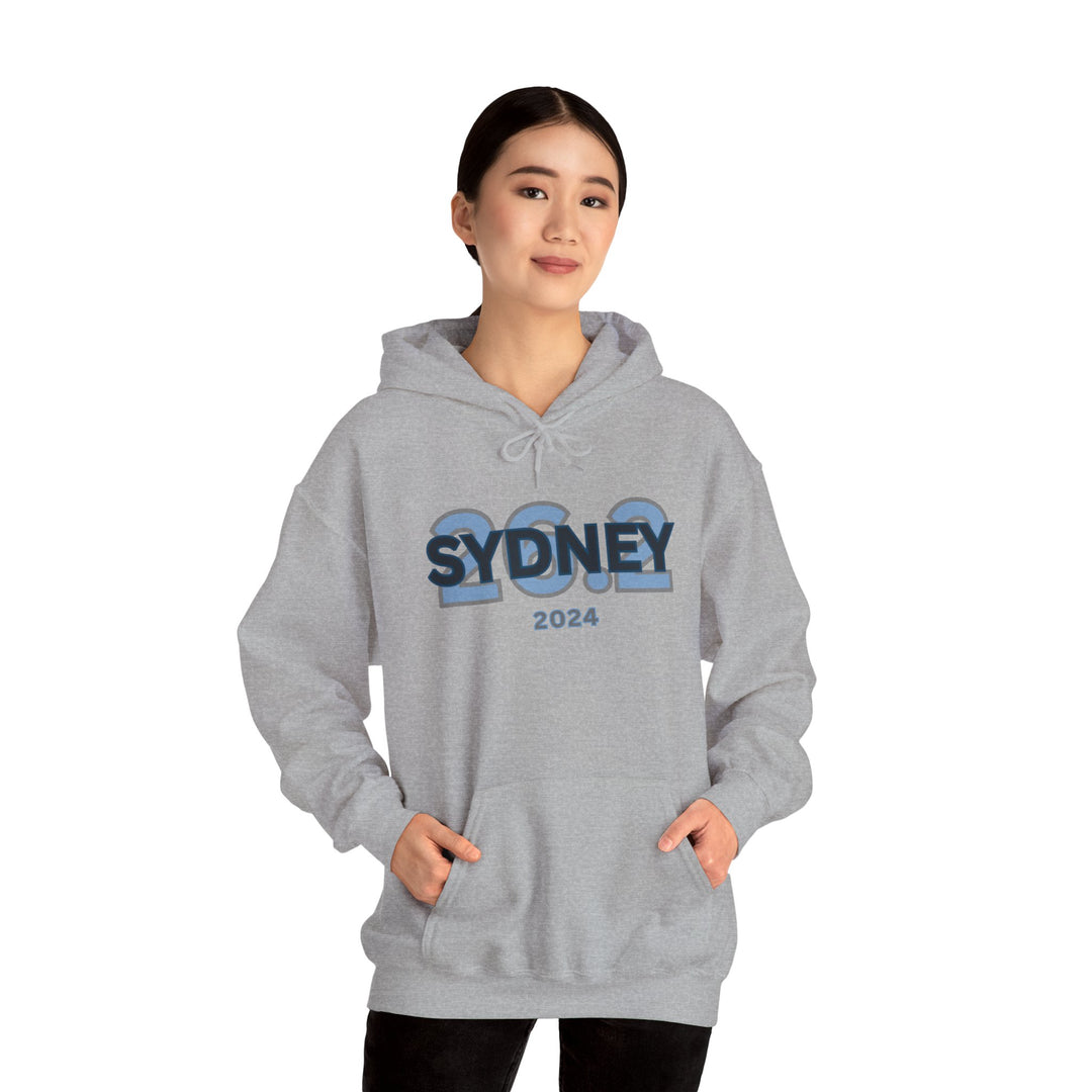 Sydney 26.2, Unisex Heavy Blend™ Hooded Sweatshirt, Marathon Hoodie, 2024 Sydney, Marathon Majors, Sydney Runner