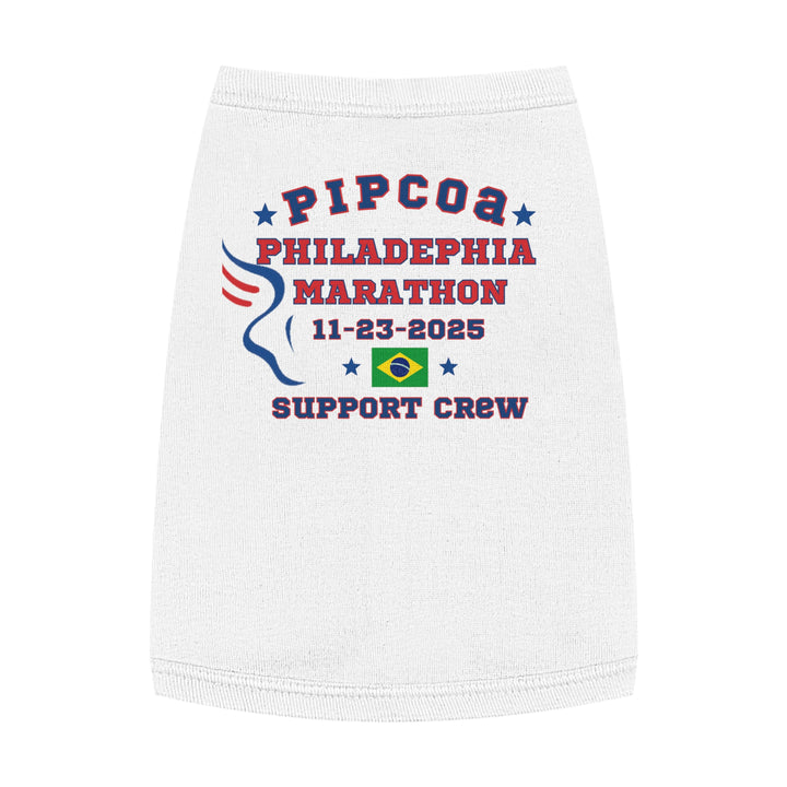 Philly Support Crew, Pet Tank Top, Marathon, Dog Support Crew, Philadelphia Dog Tank