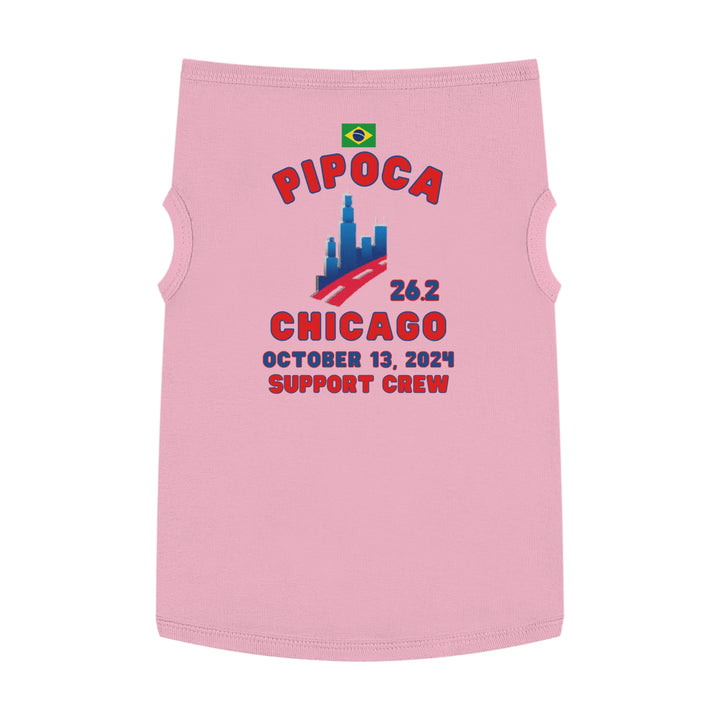 Chicago Support Crew Dog Tank, Pet Tank Top, Marathon Support Crew