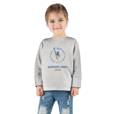 NYC Marathon, NYC Toddler Long Sleeve Tee, Support Crew, New York City Support Crew Tee