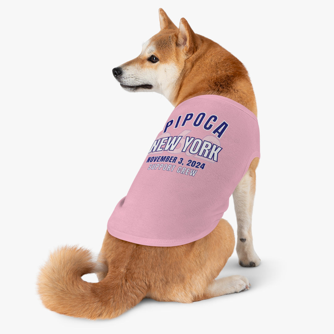 New York Support Crew Dog Tank, Pet Tank Top, Marathon Support Crew