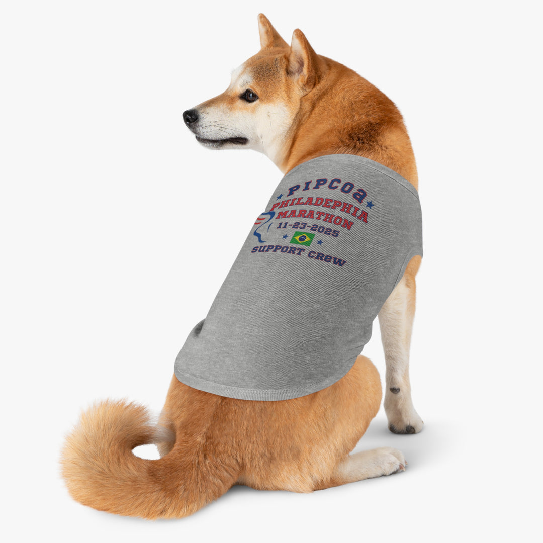 Philly Support Crew, Pet Tank Top, Marathon, Dog Support Crew, Philadelphia Dog Tank