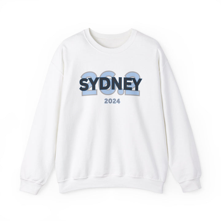 Sydney 26.2, Unisex Heavy Blend™ Crewneck Sweatshirt, Marathon Sweatshirt, Sydney Runners