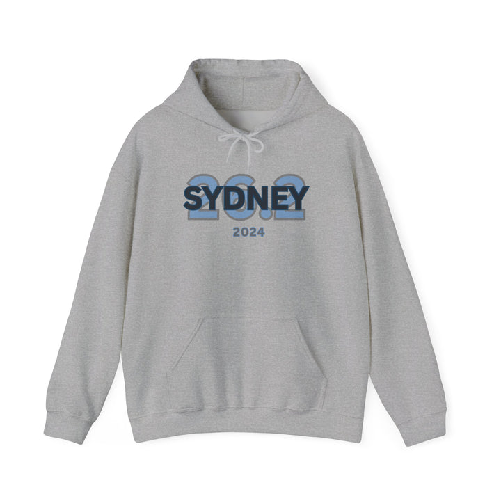 Sydney 26.2, Unisex Heavy Blend™ Hooded Sweatshirt, Marathon Hoodie, 2024 Sydney, Marathon Majors, Sydney Runner