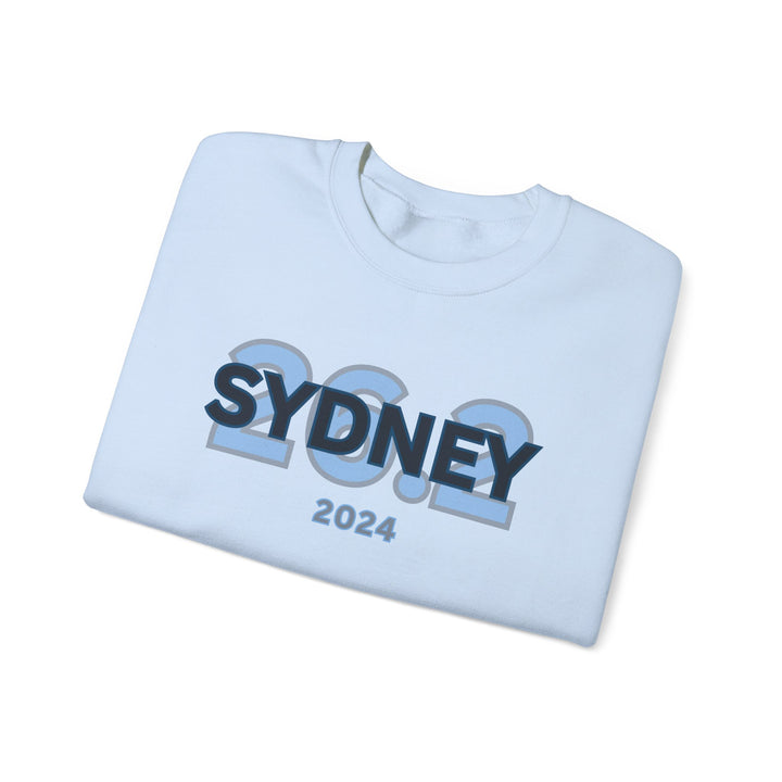 Sydney 26.2, Unisex Heavy Blend™ Crewneck Sweatshirt, Marathon Sweatshirt, Sydney Runners