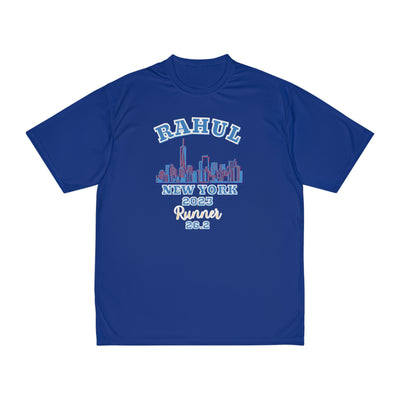 New York Race Day Shirt, Men's Performance Tee, Marathon Training, NYC 26.2, Personalize Marathon Shirt, NYC Athletic Shirt