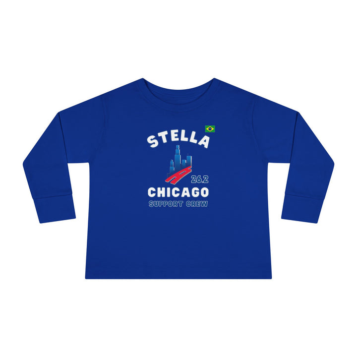 Chicago Support Crew, Toddler Long Sleeve Tee, Marathon T-shirt