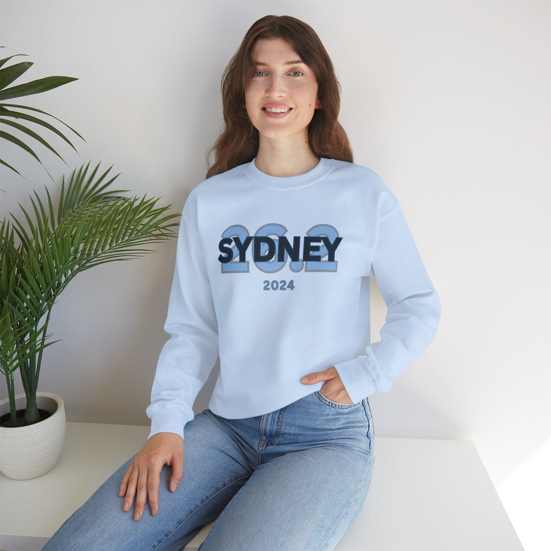 Sydney 26.2, Unisex Heavy Blend™ Crewneck Sweatshirt, Marathon Sweatshirt, Sydney Runners