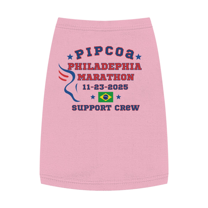 Philly Support Crew, Pet Tank Top, Marathon, Dog Support Crew, Philadelphia Dog Tank