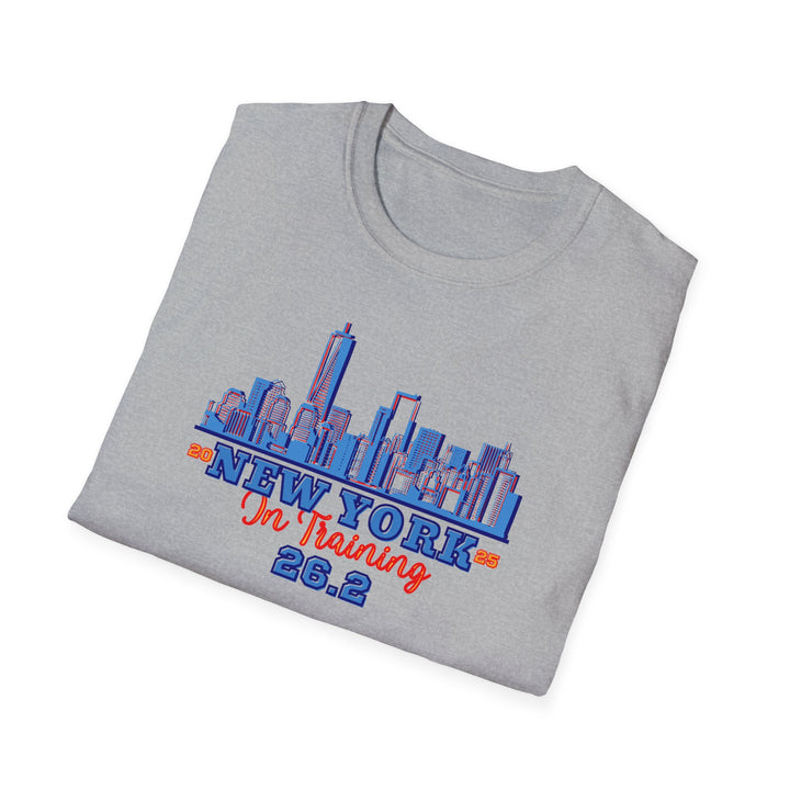 New York Runner, 26.2, Unisex Softstyle T-Shirt, 2025 NYC, Custom New York Tee, Marathon Runner Tee