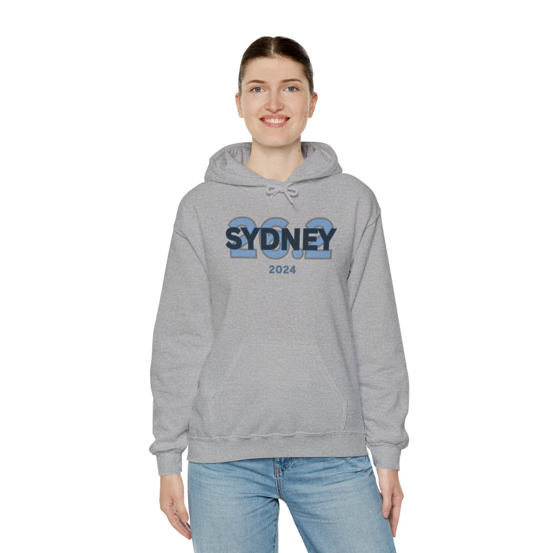 Sydney 26.2, Unisex Heavy Blend™ Hooded Sweatshirt, Marathon Hoodie, 2024 Sydney, Marathon Majors, Sydney Runner