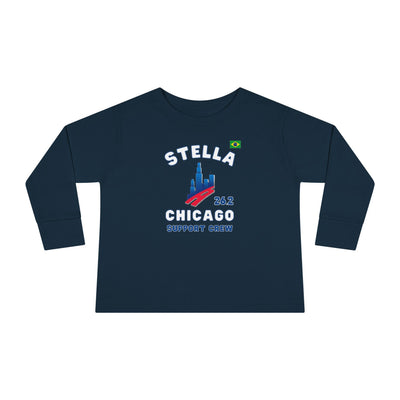 Chicago Support Crew, Toddler Long Sleeve Tee, Marathon T-shirt