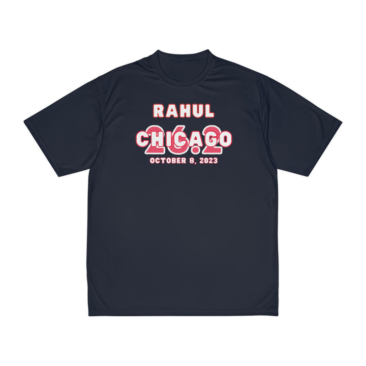 Chicago Race Day Shirt, Men's Performance Tee, Marathon Training, Chicago 26.2, Personalize Marathon Shirt, Chicago Athletic Shirt