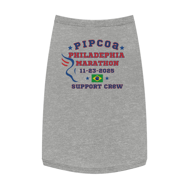 Philly Support Crew, Pet Tank Top, Marathon, Dog Support Crew, Philadelphia Dog Tank