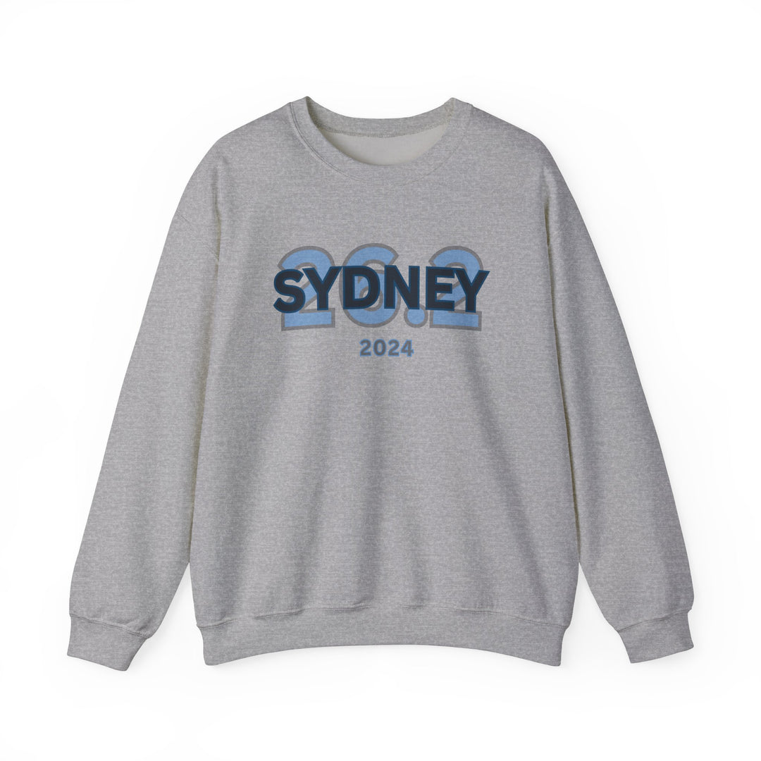 Sydney 26.2, Unisex Heavy Blend™ Crewneck Sweatshirt, Marathon Sweatshirt, Sydney Runners