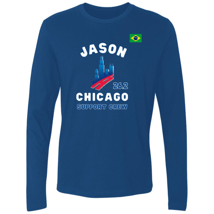 Chicago Support Crew, Men's Premium Long Sleeve, Marathon T-Shirt