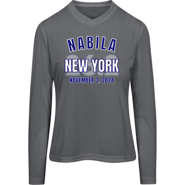 New York 26.2, Women's Performance Long Sleeve Tee, 2024 NYC Runner