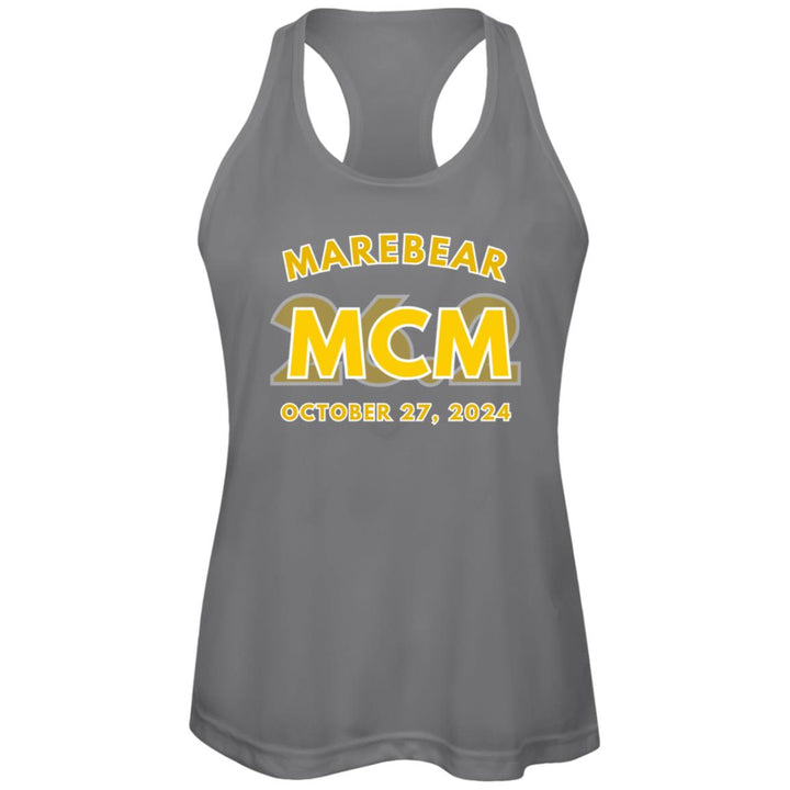 MCM, 26.2, Womens Performance Racerback Tank, Personalized front and back tank, Race Day tank, 2024 Marine Copy  Draft