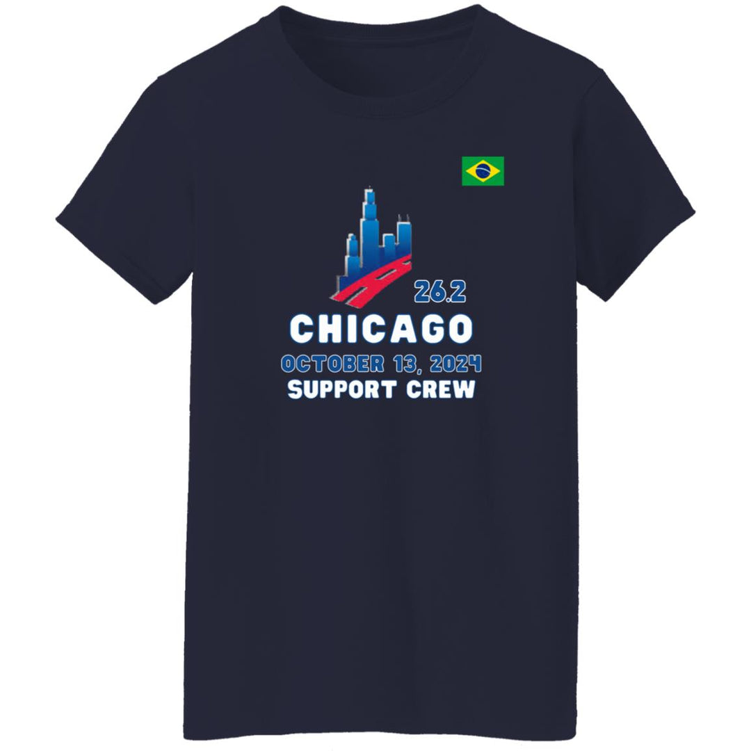 Chicago Support Crew,  Ladies'  T-Shirt, Custom Chicago Tee