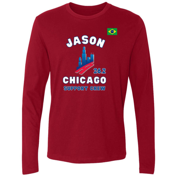 Chicago Support Crew, Men's Premium Long Sleeve, Marathon T-Shirt