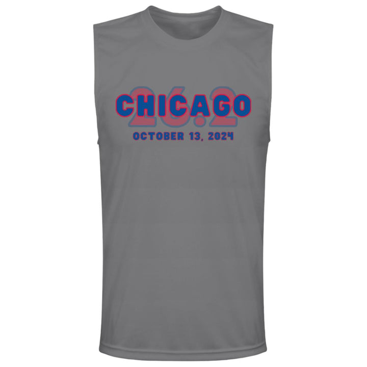 Chicago 26.2, Men's Performance Tee, 2024 Chicago Runner, Race Day Shirt, Custom  Marathon Tank