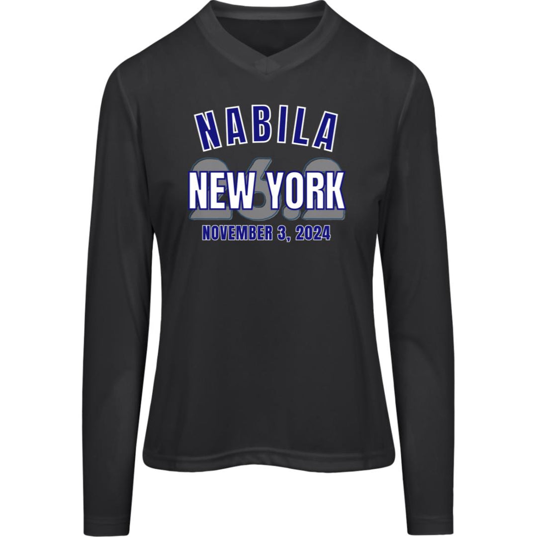 New York 26.2, Women's Performance Long Sleeve Tee, 2024 NYC Runner