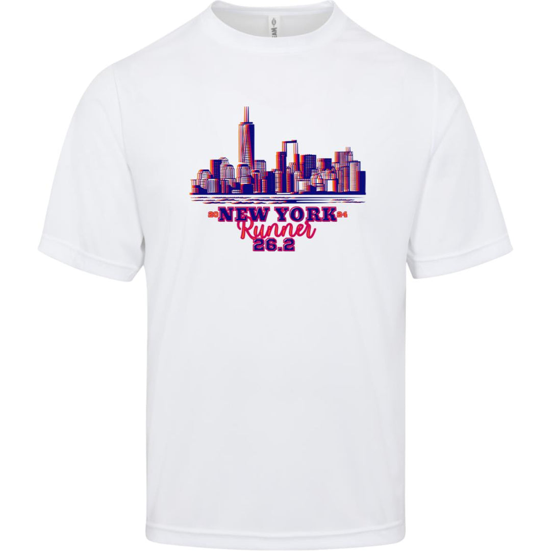 New York Race Day Shirt, Mens Performance Tee, 2024 NYC Race, New York Runner, Marathon T-Shirt