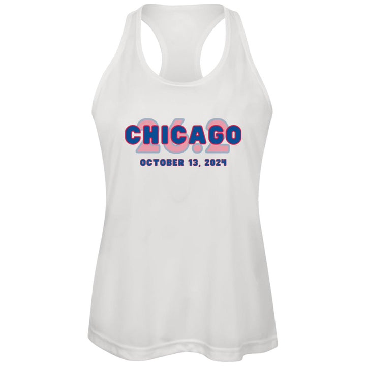 Chicago Running Tank, Womens Zone Racerback Tank, 2024 Chicago Tank