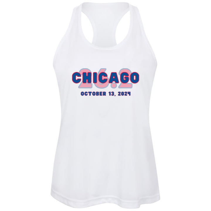 Chicago Running Tank, Womens Zone Racerback Tank, 2024 Chicago Tank