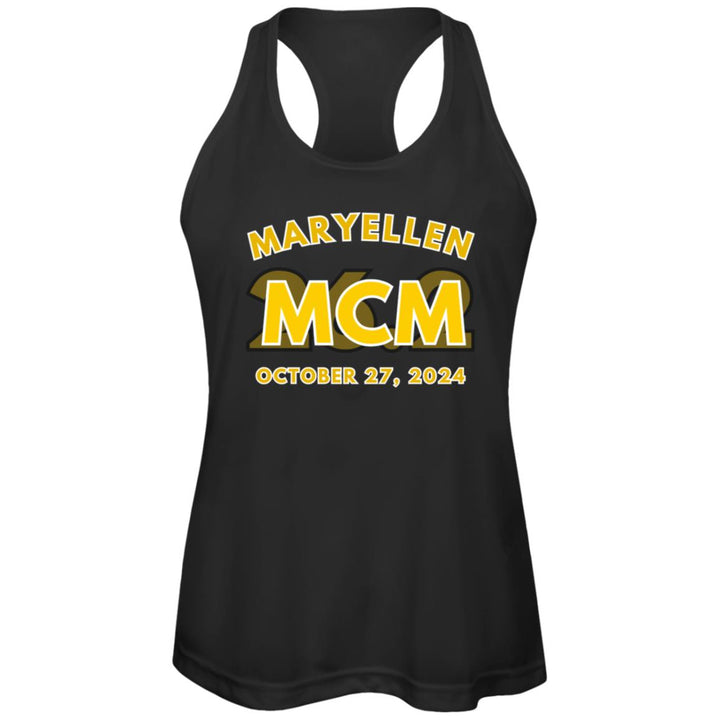 MCM 26.2,  Race Day Tank, Womens Performance Racerback Tank, 2024 Marine, Personalized Marathon Tee