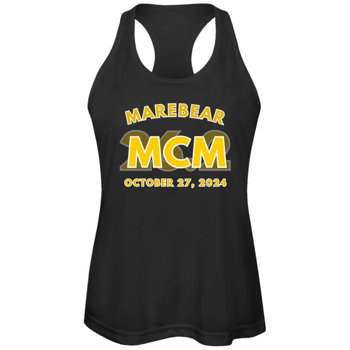 MCM, 26.2, Womens Performance Racerback Tank, Personalized front and back tank, Race Day tank, 2024 Marine Copy  Draft