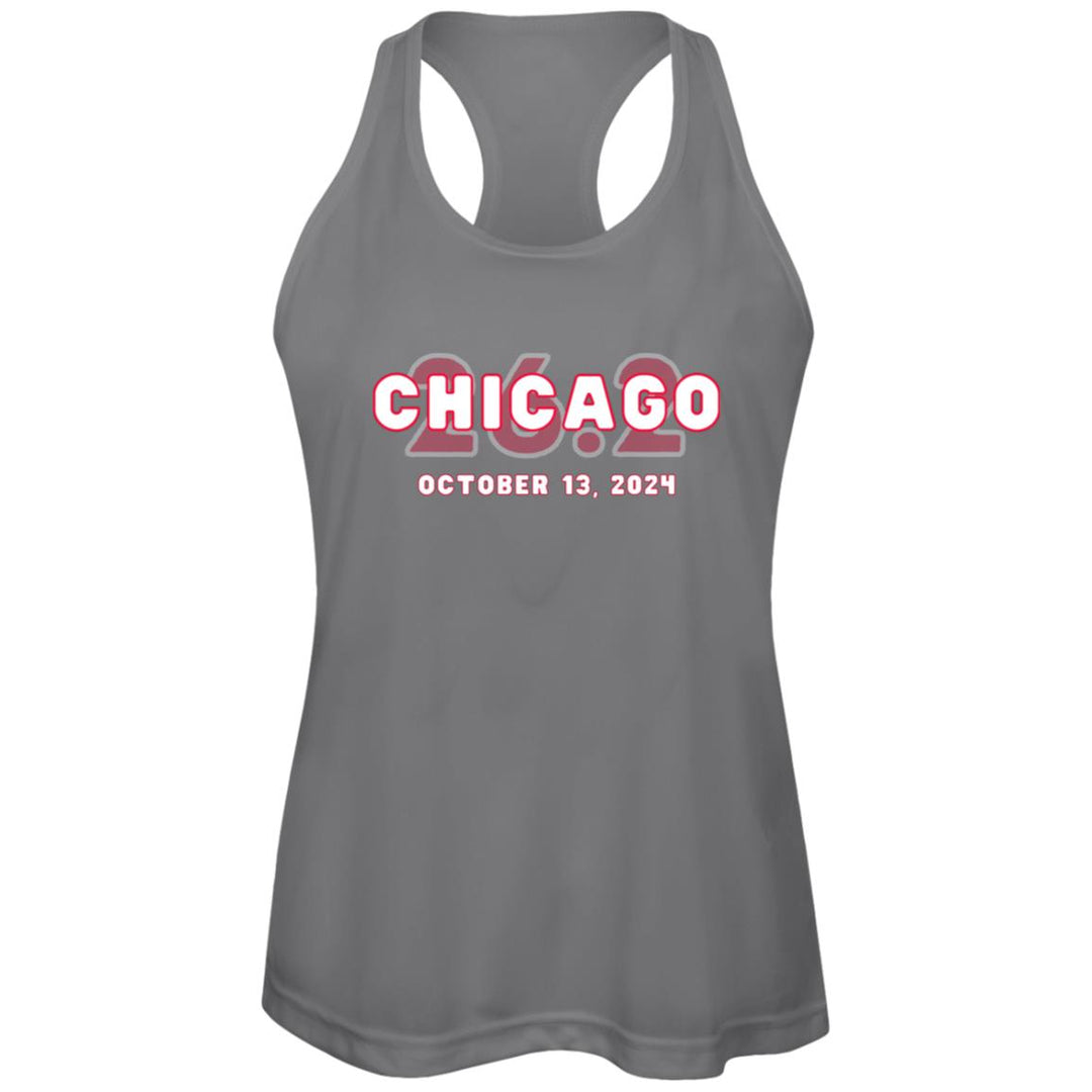 Chicago Runner, Womens Racerback Tank, 2024 Chicago Runner, In training Tank, Race Day Tank