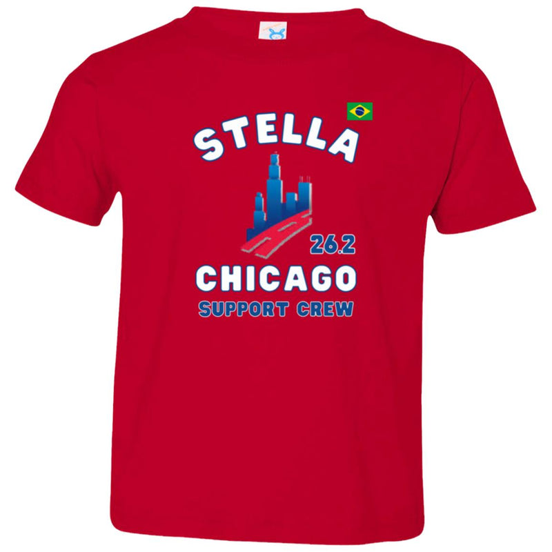 Chicago Support Crew, Toddler Jersey T-Shirt, Marathon Shirt