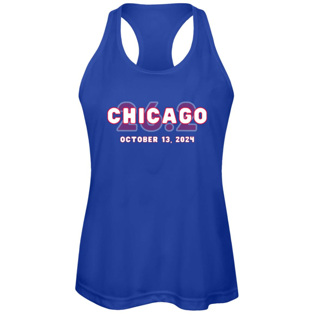 Chicago Runner, Womens Racerback Tank, 2024 Chicago Runner, In training Tank, Race Day Tank