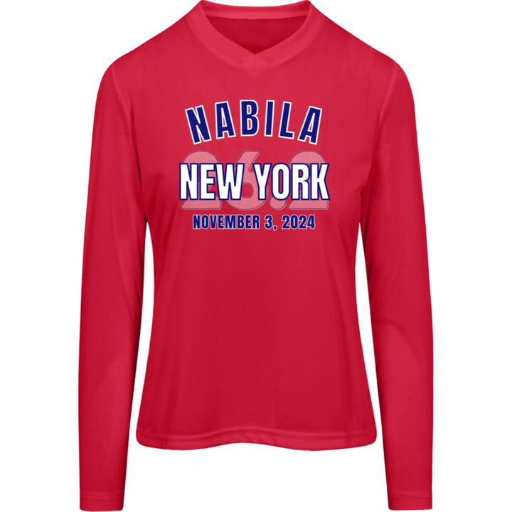 New York 26.2, Women's Performance Long Sleeve Tee, 2024 NYC Runner