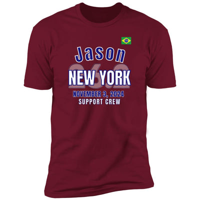 New York Support Crew, Premium Short Sleeve T-Shirt, Marathon Tee