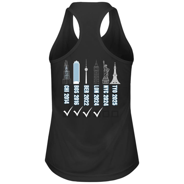 New York Race Day Tank, Marathon Majors, Womens Racerback Tank, Personalized Tee, 2024 NYC, 2025