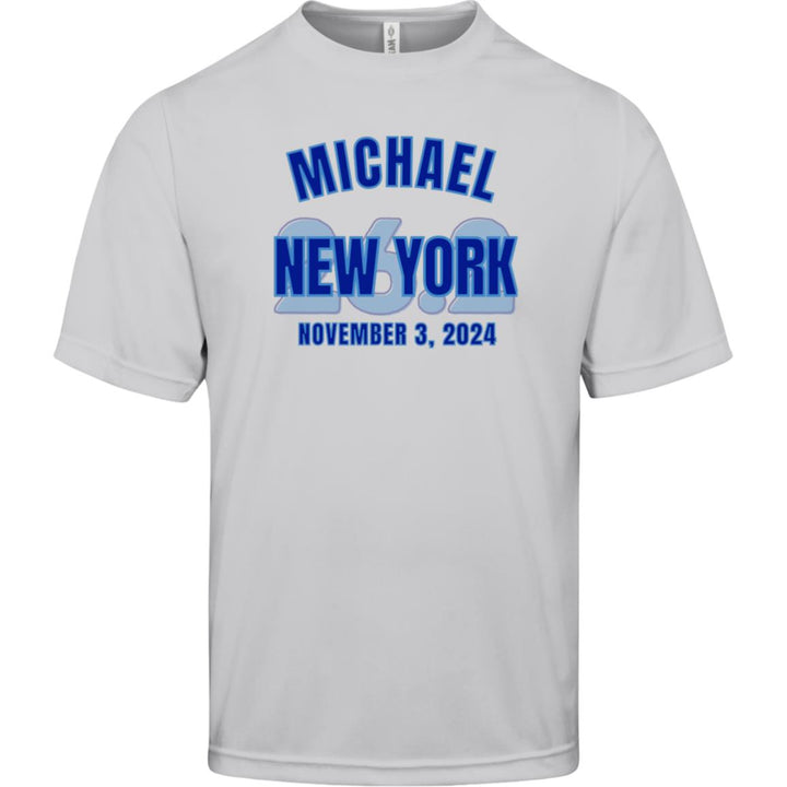 New York Race Day Shirt,  Mens Performance  Tee, Personalized NYC Shirt, 2024 NYC Runners