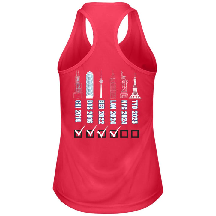 New York Race Day Tank, Marathon Majors, Womens Racerback Tank, Personalized Tee, 2024 NYC, 2025