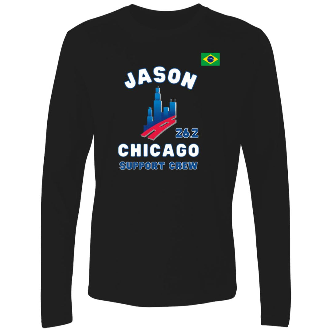 Chicago Support Crew, Men's Premium Long Sleeve, Marathon T-Shirt