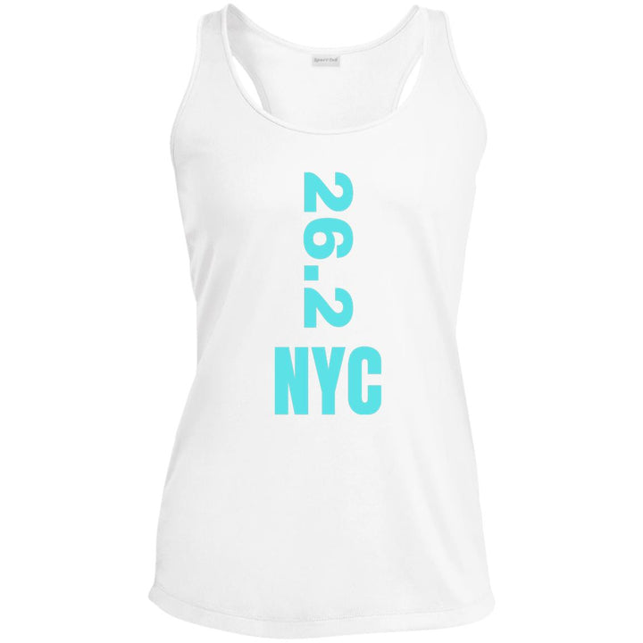 NY 26.2 Tank, New York Runner, Ladies' Performance Racerback Tank