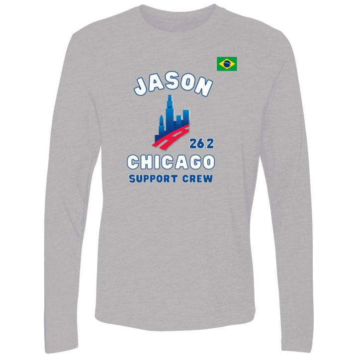 Chicago Support Crew, Men's Premium Long Sleeve, Marathon T-Shirt