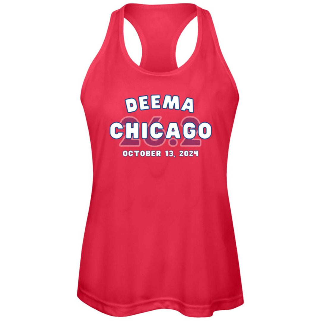 Chicago Race Day Tank, Womens Performance Racerback Tank, Personalized Tank, 2024 Chicago Runner