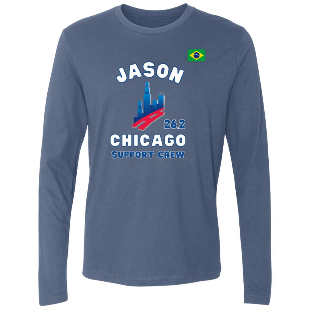 Chicago Support Crew, Men's Premium Long Sleeve, Marathon T-Shirt