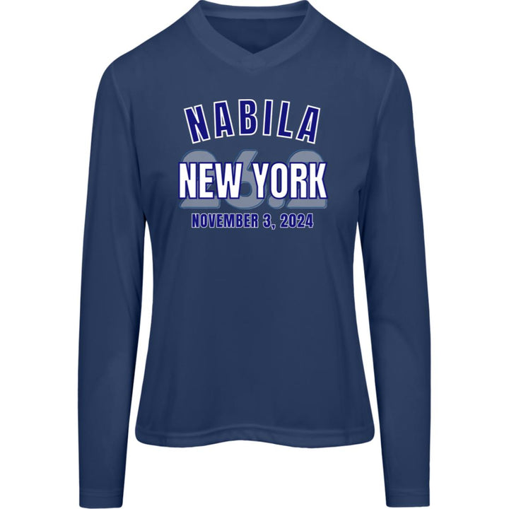 New York 26.2, Women's Performance Long Sleeve Tee, 2024 NYC Runner