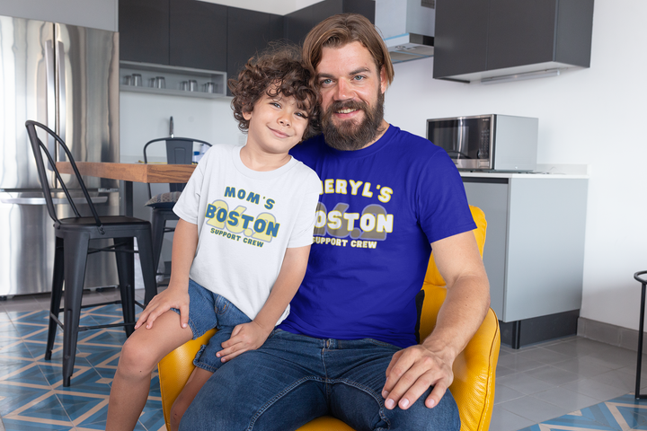 Boston Support Crew, Kids Heavy Cotton™ Tee, Boston Kids Support Crew, Personalized Kids Boston Shirt