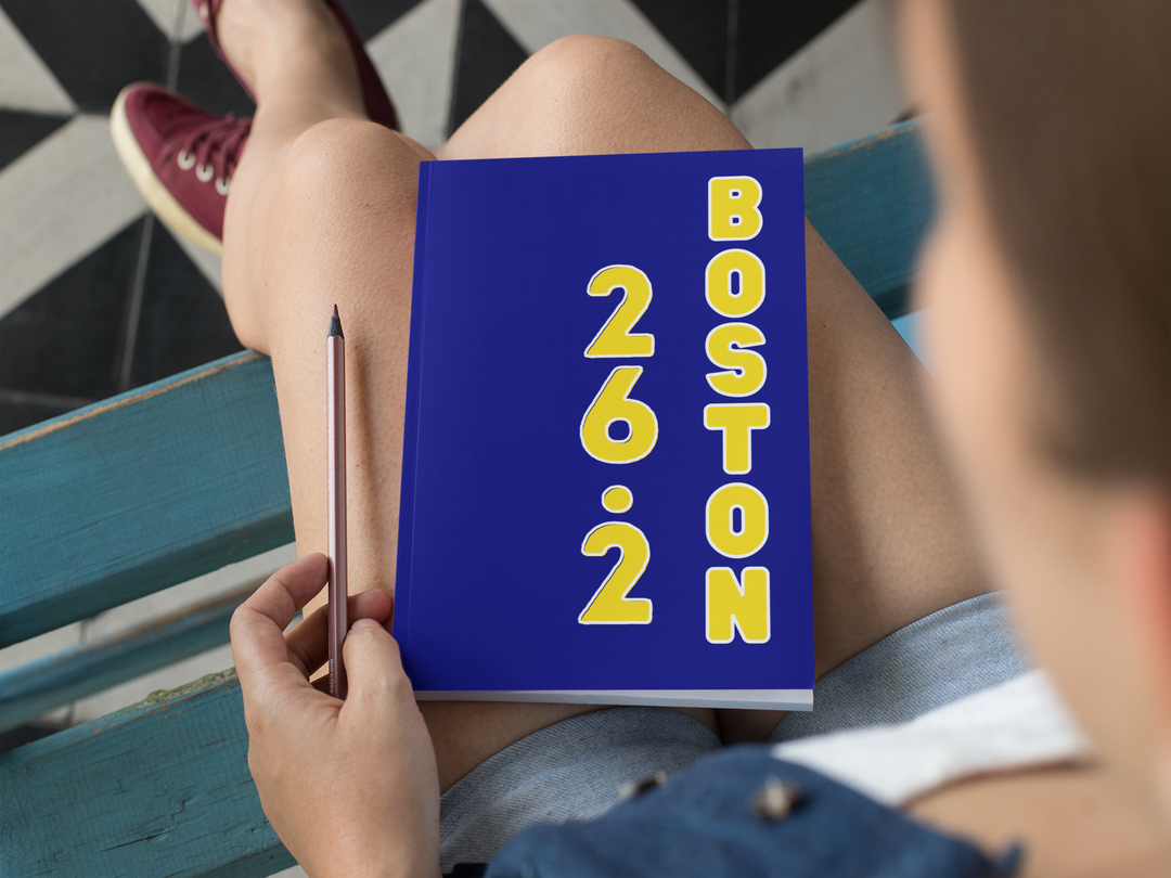 Boston, 26.2, She Believed She Could so She Did, Notebook, 120 Line pages, Marathon Journal, Gift for Runner