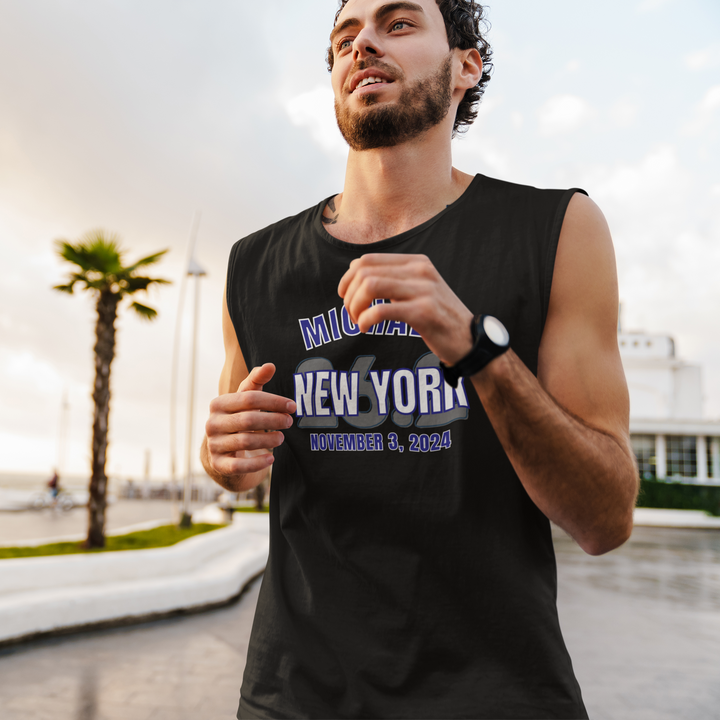 NYC Race Day Tank,  Men's Performance Tee, 2024 NYC Tank, NY Runners,