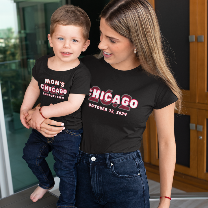 Chicago Onesie, Chicago Infant bodysuit, Chicago Support Crew, 2024, 2025, Chicago Baby, Mom, Dad, Family or Friend Support Crew